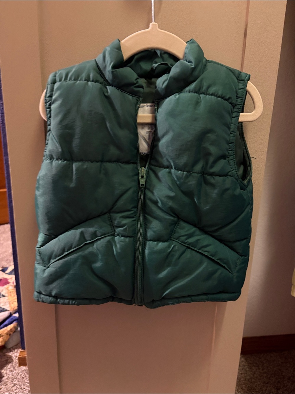 French Toast Boys' Dark Green Quilted Vest